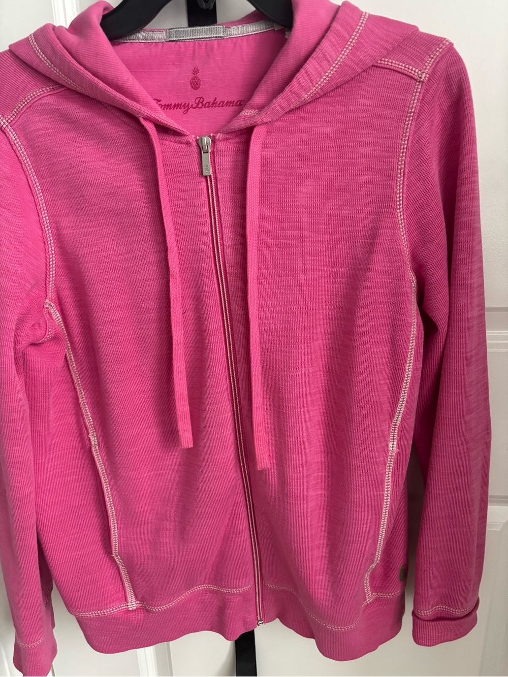 Tommy Bahama Tobago Bay Hot Pink Zip-Up Hoodie